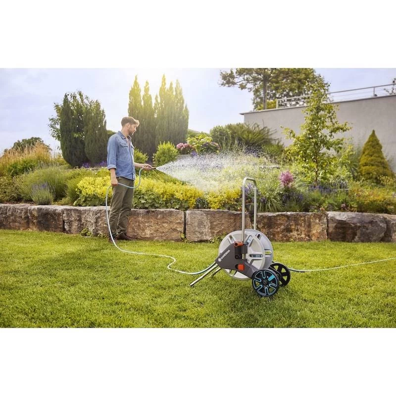 Gardena Slangenwagen AquaRoll M Metal Set 4 Gardena Slangenwagen AquaRoll M Metal Set - Afbeelding 2