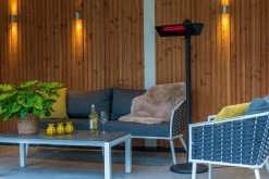 Sunred Smart Terrasverwarmer Proglax Gastro Staand Zwart 2000 Watt -Tuinonderhouds Winkel image 1071