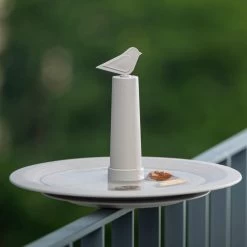 Vogelbad Finch Taupe -Tuinonderhouds Winkel image 1171