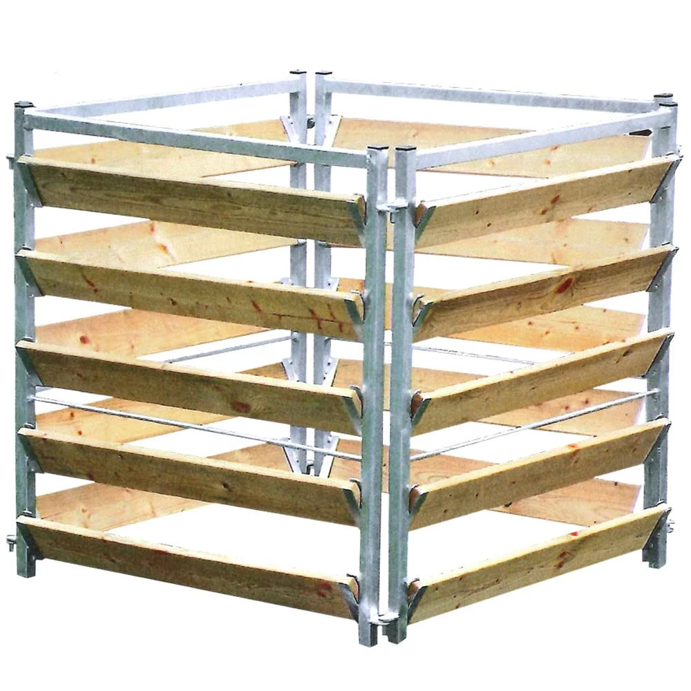 Compostbak Hout/metaal 100 Cm 3 Compostbak Hout/metaal 100 Cm