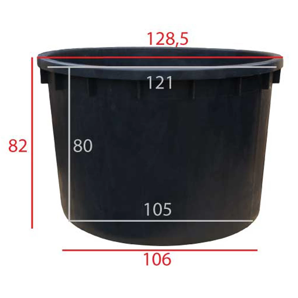 Boomkuip 750 Liter ø 122 X H.82 Cm 4 Boomkuip 750 Liter ø 122 X H.82 Cm - Afbeelding 2