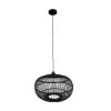 Dijk Natural Collections Hanglamp Bamboe Zwart 38x38x27cm