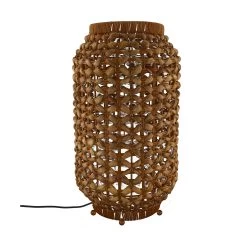 Dijk Natural Collections Tafellamp Gevlochten Waterhyacint 22x22x42cm