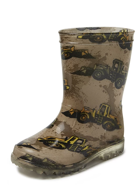 Gevavi Giant Kinderlaars Bruin Pvc 3 Gevavi Giant Kinderlaars Bruin Pvc