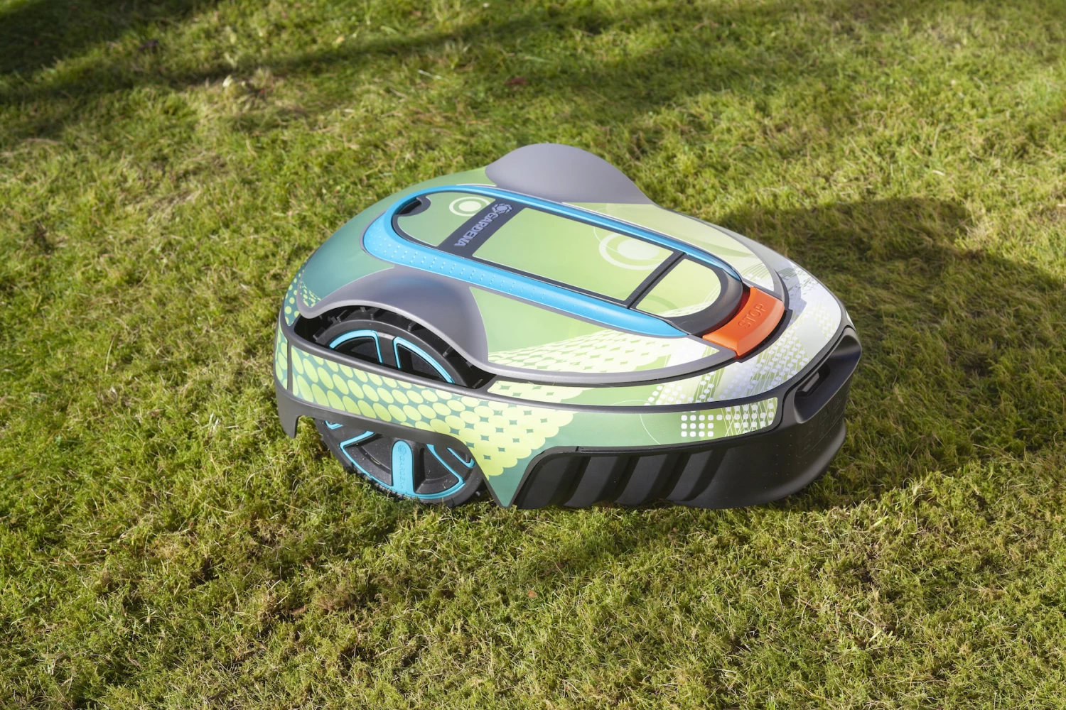 Twinckels Outfit Voor Gardena Robotmaaier 250/350/500 - Geo Regenboog 4 Twinckels Outfit Voor Gardena Robotmaaier 250/350/500 - Geo Regenboog - Afbeelding 2