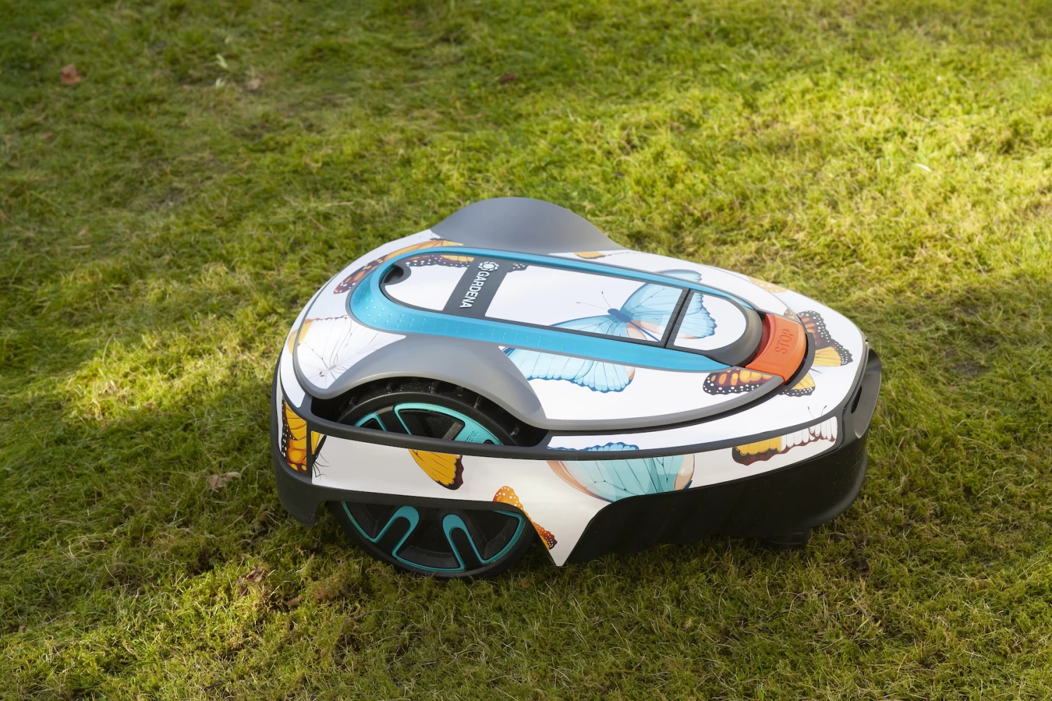 Twinckels Outfit Voor Gardena Robotmaaier 250/350/500 - Vlinder 3 4 Twinckels Outfit Voor Gardena Robotmaaier 250/350/500 - Vlinder 3 - Afbeelding 2