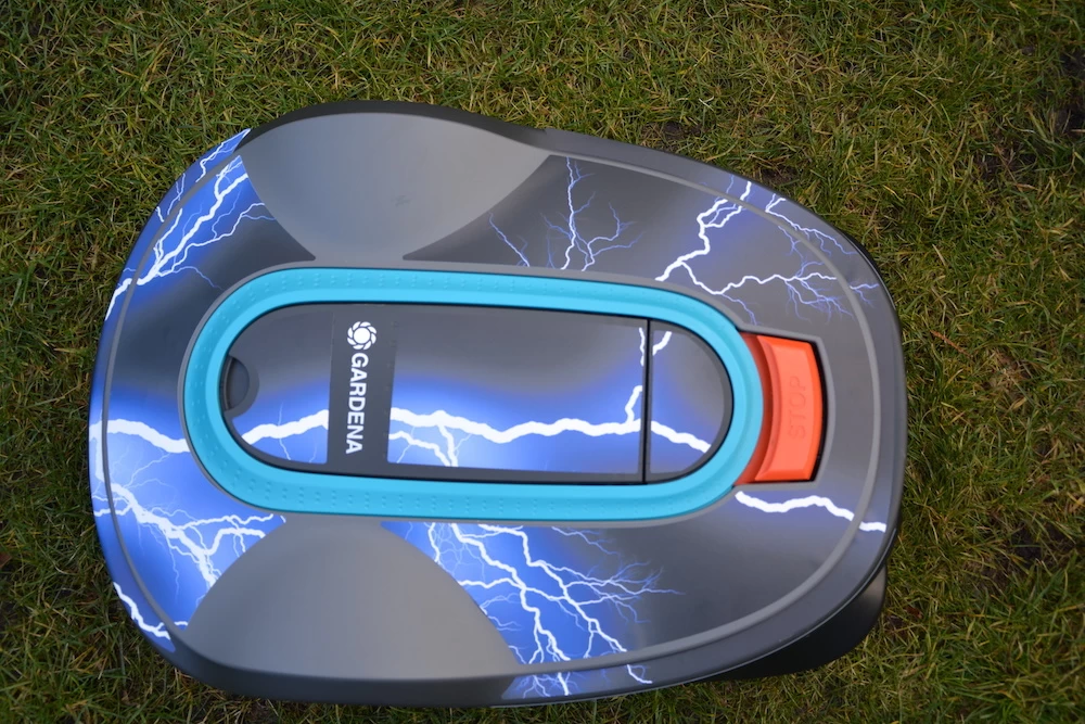 Twinckels Outfit Voor Gardena Robotmaaier 250/350/500 - Bliksem 7 Twinckels Outfit Voor Gardena Robotmaaier 250/350/500 - Bliksem - Afbeelding 5