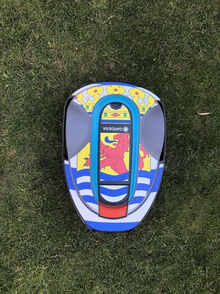 Twinckels Outfit Voor Gardena Robotmaaier Sileno - Zeeuwse Vlag 7 Twinckels Outfit Voor Gardena Robotmaaier Sileno - Zeeuwse Vlag - Afbeelding 5