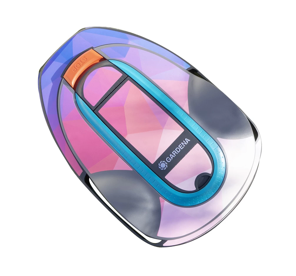 Twinckels Outfit Voor Gardena Robotmaaier 250/350/500 - Geo Roze 4 Twinckels Outfit Voor Gardena Robotmaaier 250/350/500 - Geo Roze - Afbeelding 2