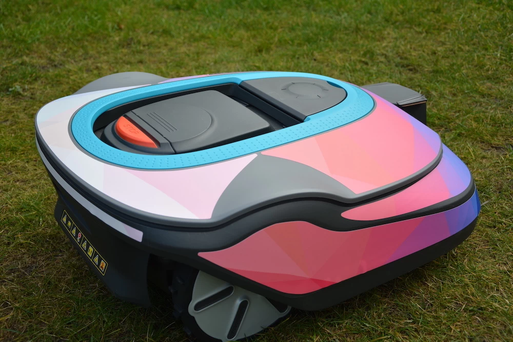 Twinckels Outfit Voor Gardena Robotmaaier 250/350/500 - Geo Roze 11 Twinckels Outfit Voor Gardena Robotmaaier 250/350/500 - Geo Roze - Afbeelding 9