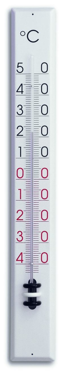 TFA Dostmann Thermometer Binnen/buiten Metaal Wit