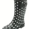 Gevavi Dameslaars Stippen Zwart/wit Rubber -Tuinonderhouds Winkel image 722