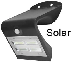 Franssen Solar Gevelarmatuur Fin-Motion 1.5W