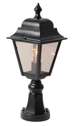 Franssen Sokkellamp Quadrana 2 48cm Zwart